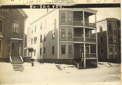 80 Vesper Street in 1924.