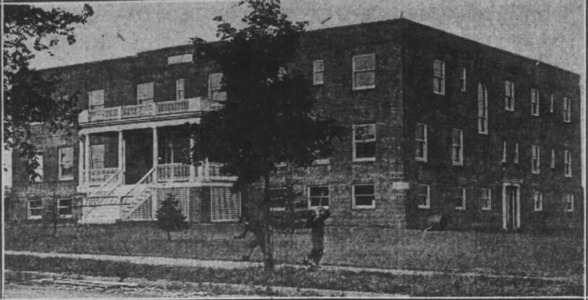 The Jewish Home for Aged building on Sept. 15,1929 - opening day
