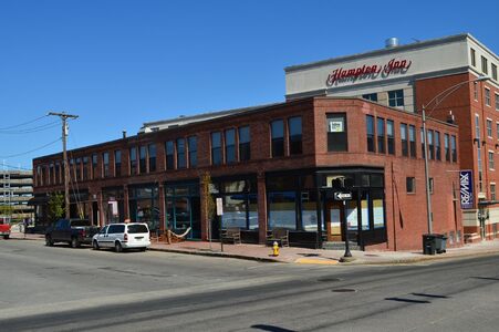 The Abraham Levey Block in 2025, which is now home to Eventide Oyster Co.