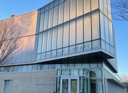 Osher Map Library exterior view